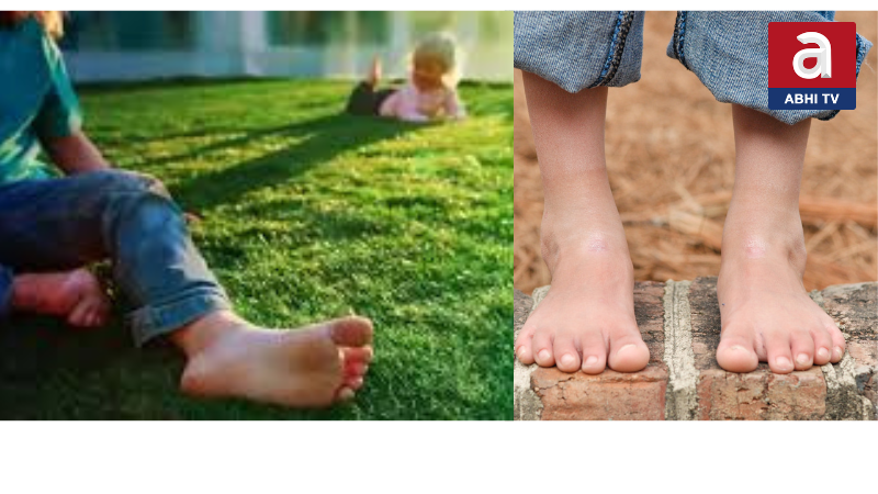 మీ చిన్నారుల   కాళ్లకు సాక్సులు, షూస్ లేకుండా నడిపిస్తే బెనిఫిట్స్ తెలుసా?